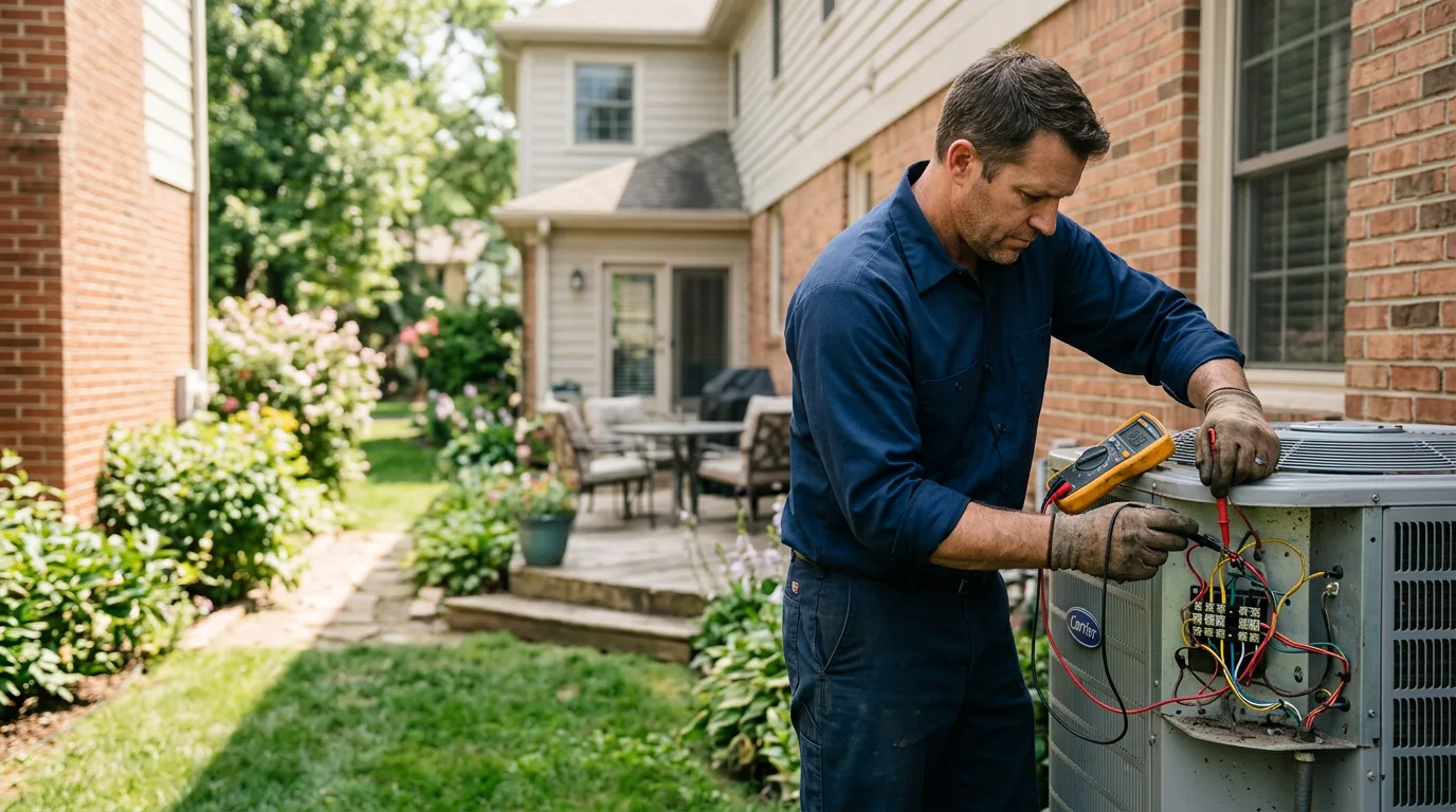 HVAC technician working near Newbury, MA